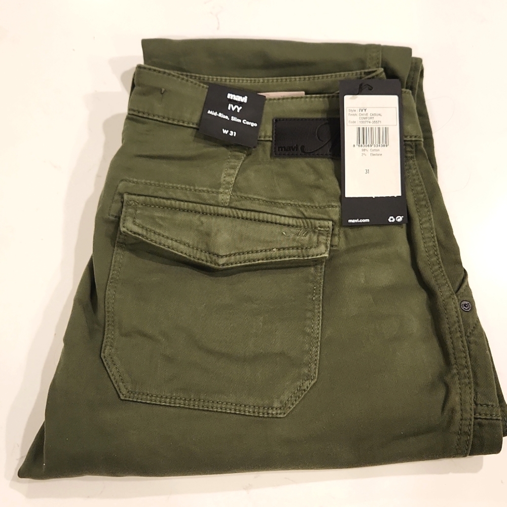 NWT MAVI | Casual Comfort Cargo Joggers - Picture 7 of 9